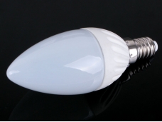 E14 White LED Ceramic Cuspidal Energy-saving Lamp